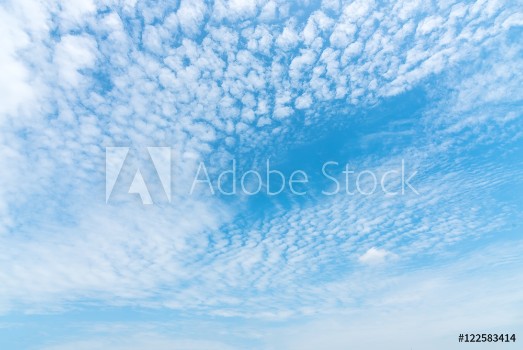Picture of Blue sky with cloud in sunny day Nature background